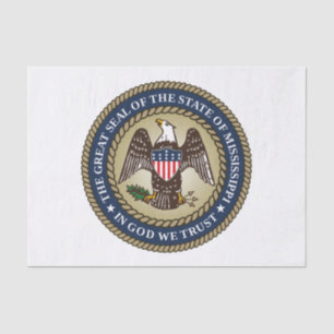 Papel De Seda Selo do Mississippi
