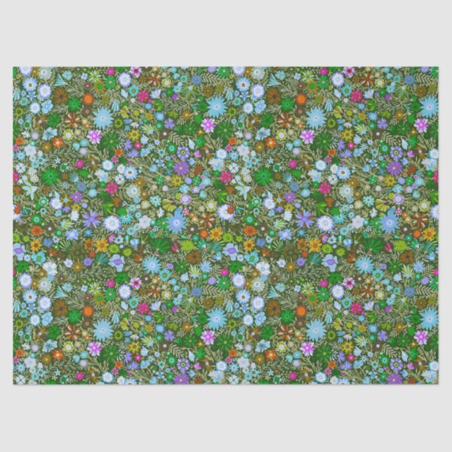 Papel De Seda Selvagens de Campo Verde (Frente )