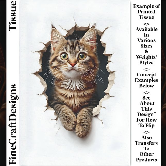 Papel De Seda Sem Buraco, Descamação CN6 De Gatinhos Gatinhos Ga (Criador carregado)