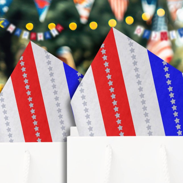 Papel De Seda Semiquincentenário Estrelas & Listras 250º (Criador carregado)