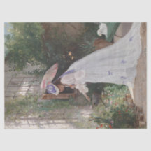 Senhora em um jardim cuidando de suas flores apaix