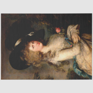 Papel De Seda Senhora Inglesa