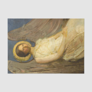 Papel De Seda Sentado Angel por Abbott Handerson Thayer