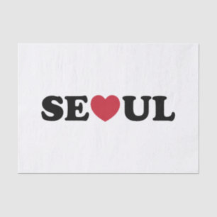 Papel De Seda Seoul Love Heart
