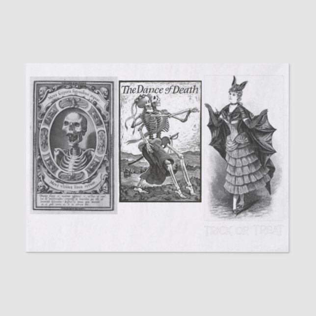 Papel De Seda Separação da coleção de Halloween (Frente )