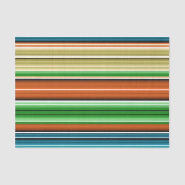 Papel De Seda Serape Summer Stripes (Frente )