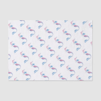 Papel De Seda Sereia colorida