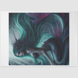 Papel De Seda Sereia Escura