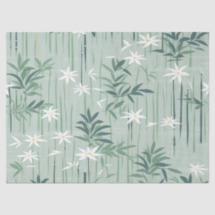 Papel De Seda Serena Flor de Bambu Asiática (4)