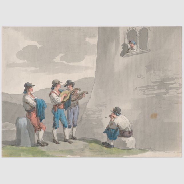 Papel De Seda Serenade (Canções de Amor) (Cena Romântica) (Frente )