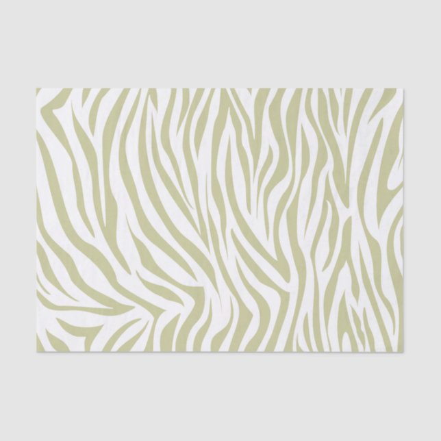 Papel De Seda Serengeti Safari Zebra (Frente )