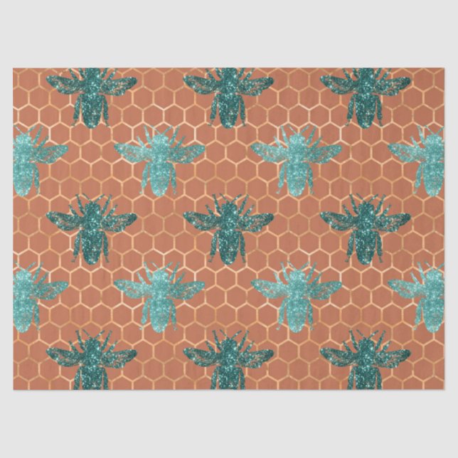 Papel de Seda Série Abelha da Floresta Design 15 (Frente )