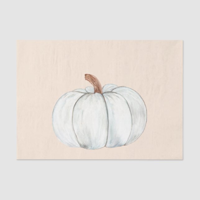 Papel De Seda Série Ação de Graças de Aquarela Design 7 (Frente )