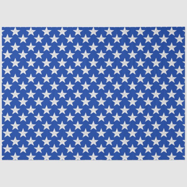 Papel De Seda Série América Vermelho Branco e Azul Design 13 (Frente )