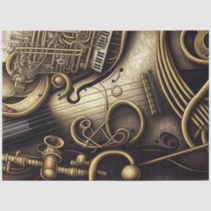 Papel De Seda Série Anatomia da Música Design 5