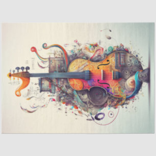 Papel De Seda Série Anatomia da Música Design 7