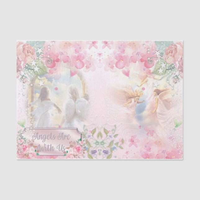 Papel De Seda Série Angel Design 1 (Frente )
