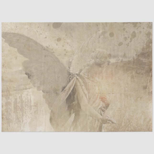 Papel De Seda Série Anjo Gótico Design 10 (Frente )