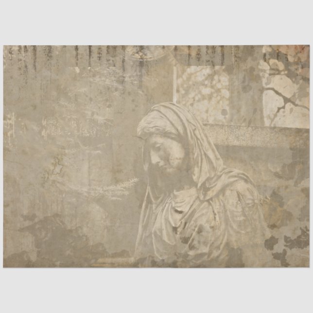 Papel De Seda Série Anjo Gótico Design 5 (Frente )