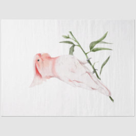 Papel De Seda Série "Aves Tropicais": Grandes Mitchell