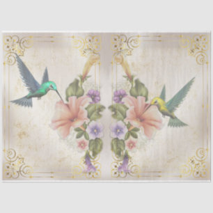 Papel De Seda Série Beija-flores Design 4