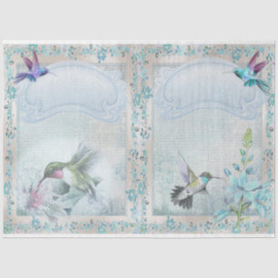 Papel De Seda Série Beija-flores Design 5