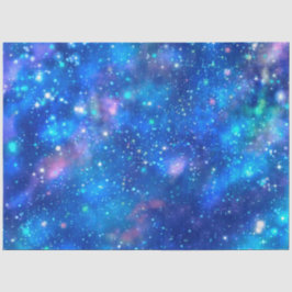 Papel De Seda Série Blue Galaxy Design 9