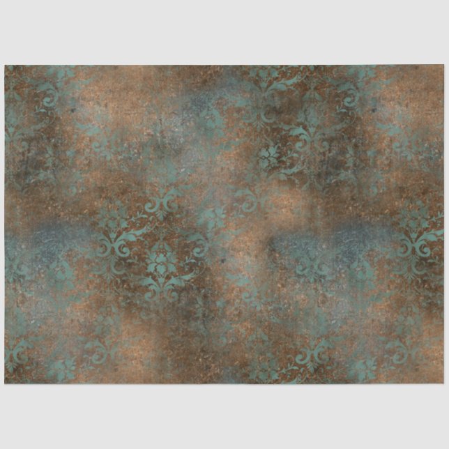 Papel De Seda Série Boho Caveira Design 11 (Frente )