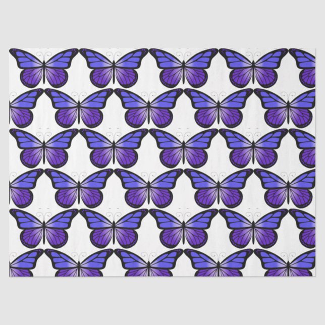Papel De Seda Série Borboletas Design 10 (Frente )