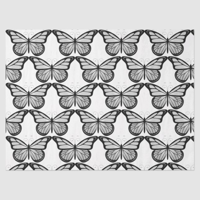 Papel De Seda Série Borboletas Design 9 (Frente )