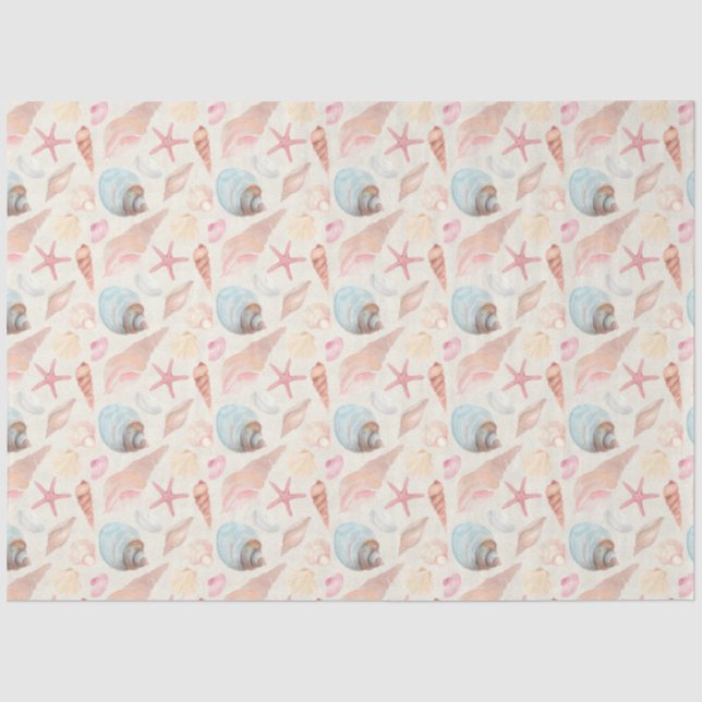 Papel De Seda Série By the Sea Design 10 (Frente )