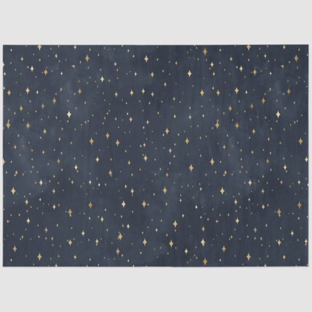 Papel De Seda Série Celestial Starry Night Design 1 (Frente )