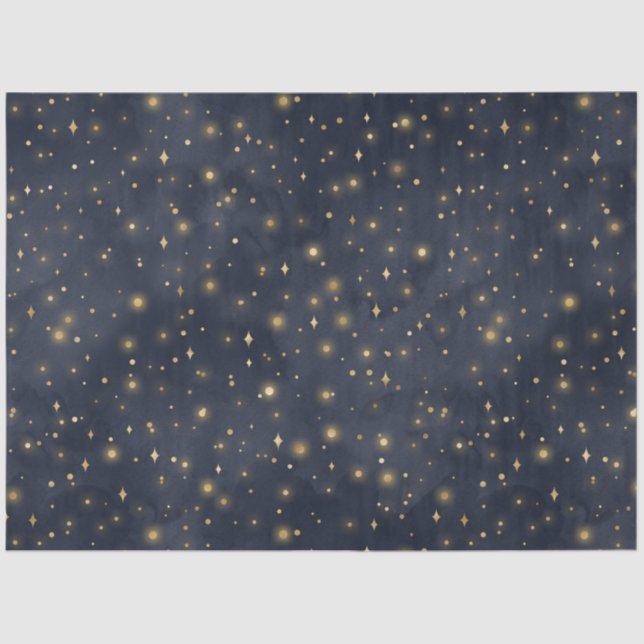 Papel De Seda Série Celestial Starry Night Design 2 (Frente )