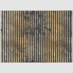 Papel De Seda Série Circus preto e Dourado Design 6