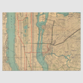 Papel De Seda Série City Map Design 5