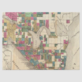 Papel De Seda Série City Map Design 9