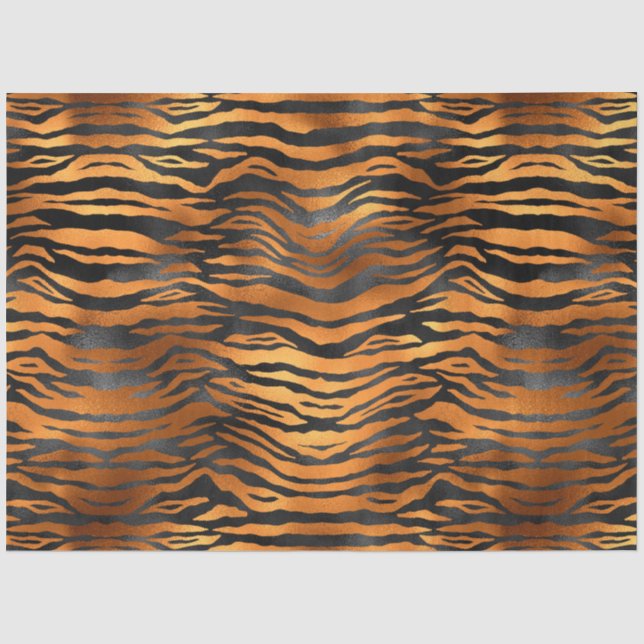 Papel De Seda Série Copper Tiger Design 8 (Frente )