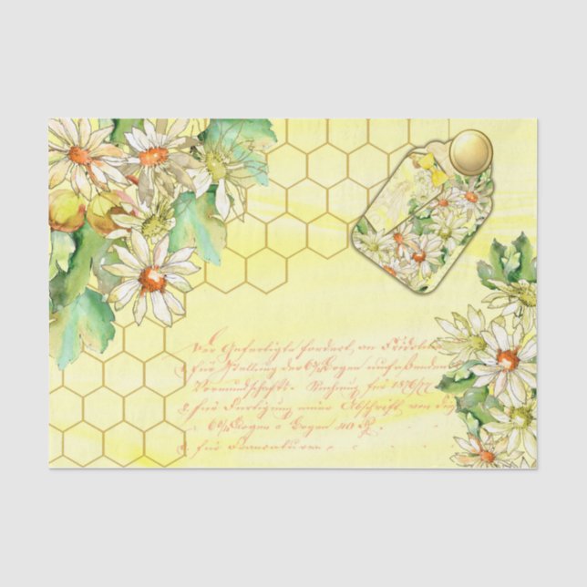 Papel De Seda Série Daisy Design 2 (Frente )