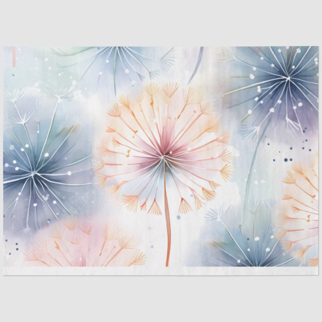 Papel De Seda Série Dandelions Design 5 (Frente )