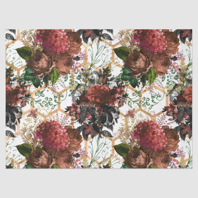 Papel De Seda Série de Abelhas da Floresta Design 46 (Frente )