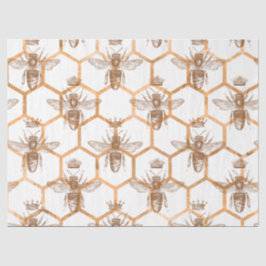 Papel De Seda Série de Abelhas da Floresta Design 49