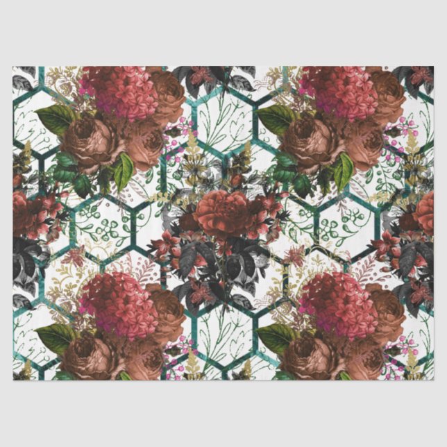 Papel De Seda Série de Abelhas da Floresta Design 60 (Frente )