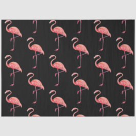 Papel De Seda Série de aves tropicais: Flamingo Design 3