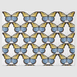 Papel De Seda Série de Borboletas Desenho 5