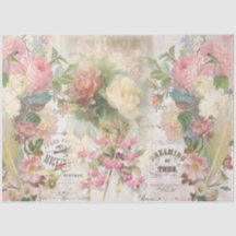 Série de Colagem Shabby Chic Design 5