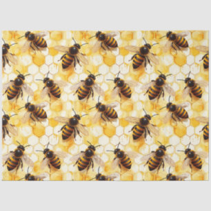 Papel De Seda Série de Design de Abelha Melífera 10
