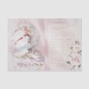 Papel De Seda Série de Design de Bailarina Romântica 5