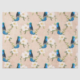 Papel De Seda Série de Design de Beija-flores Quatro
