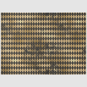 Papel De Seda Série de Design de Circo Preto e Dourado 10