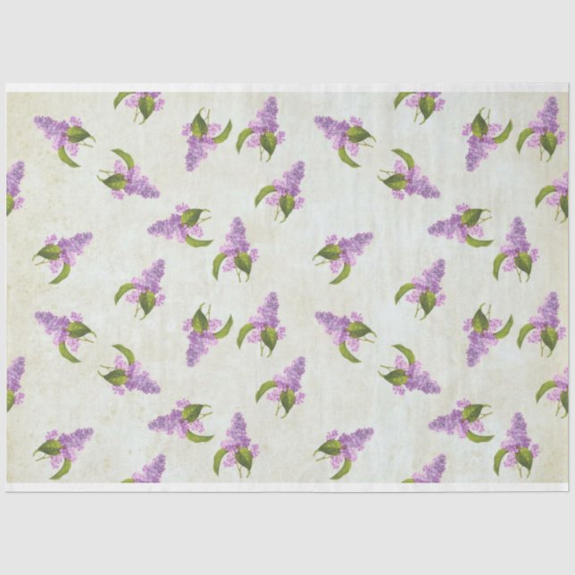 Papel De Seda Série de Design Dias de Lilás 4 (Frente )